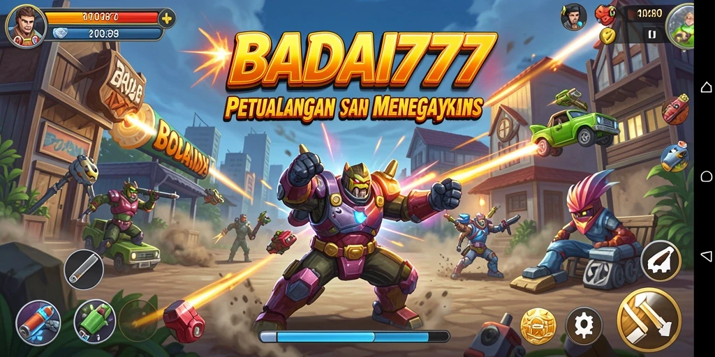 Tampilan gameplay BADAI777 yang seru dan menantang.