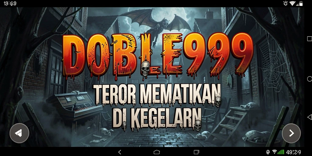 Tampilan gameplay yang menakutkan dan penuh ketegangan dalam DOUBLE999.