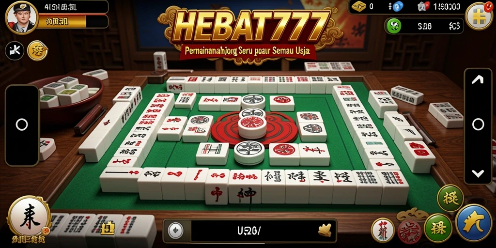 Gameplay Mahjong yang menampilkan grafis menarik dan interaksi seru.