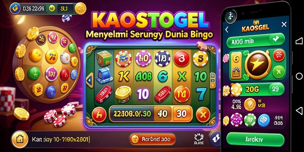 Gameplay KAOSTOGEL yang seru dan menarik dalam permainan Bingo.
