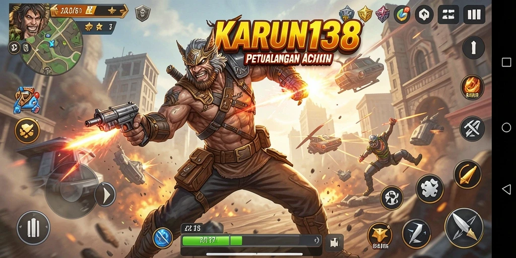 Screenshot dari gameplay seru dalam <strong>KARUN138</strong> yang menampilkan aksi mendebarkan.