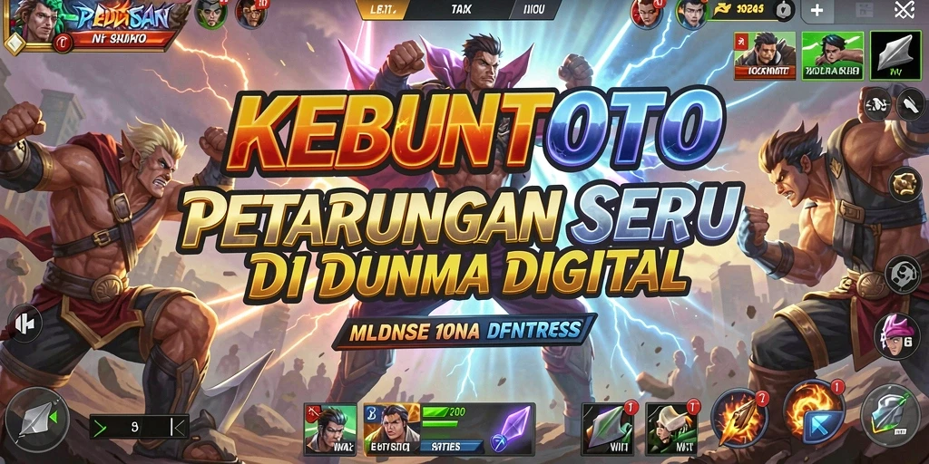 Tampilan gameplay KEBUNTOTO yang seru dan mendebarkan saat bertarung.