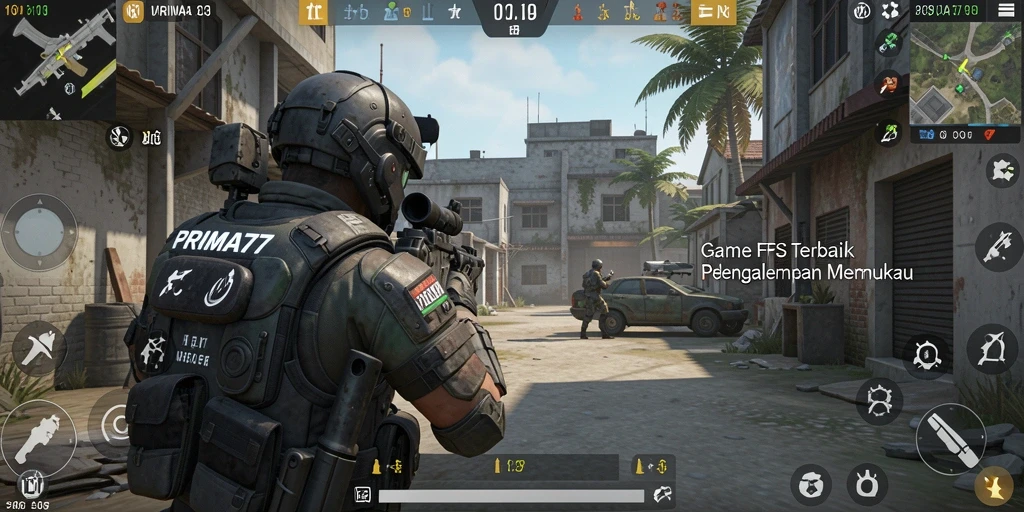 Tampilan menarik gameplay intense PRIMA77.