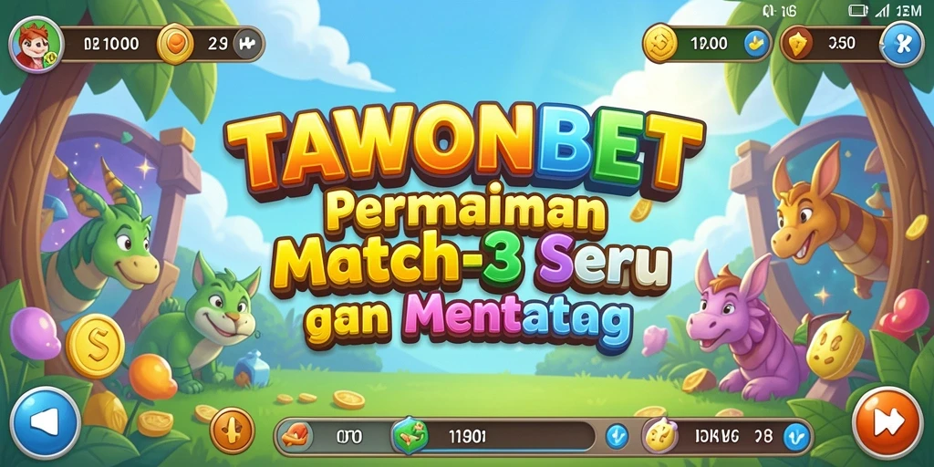 Tampilan menarik dari gameplay TAWONBET yang penuh warna.